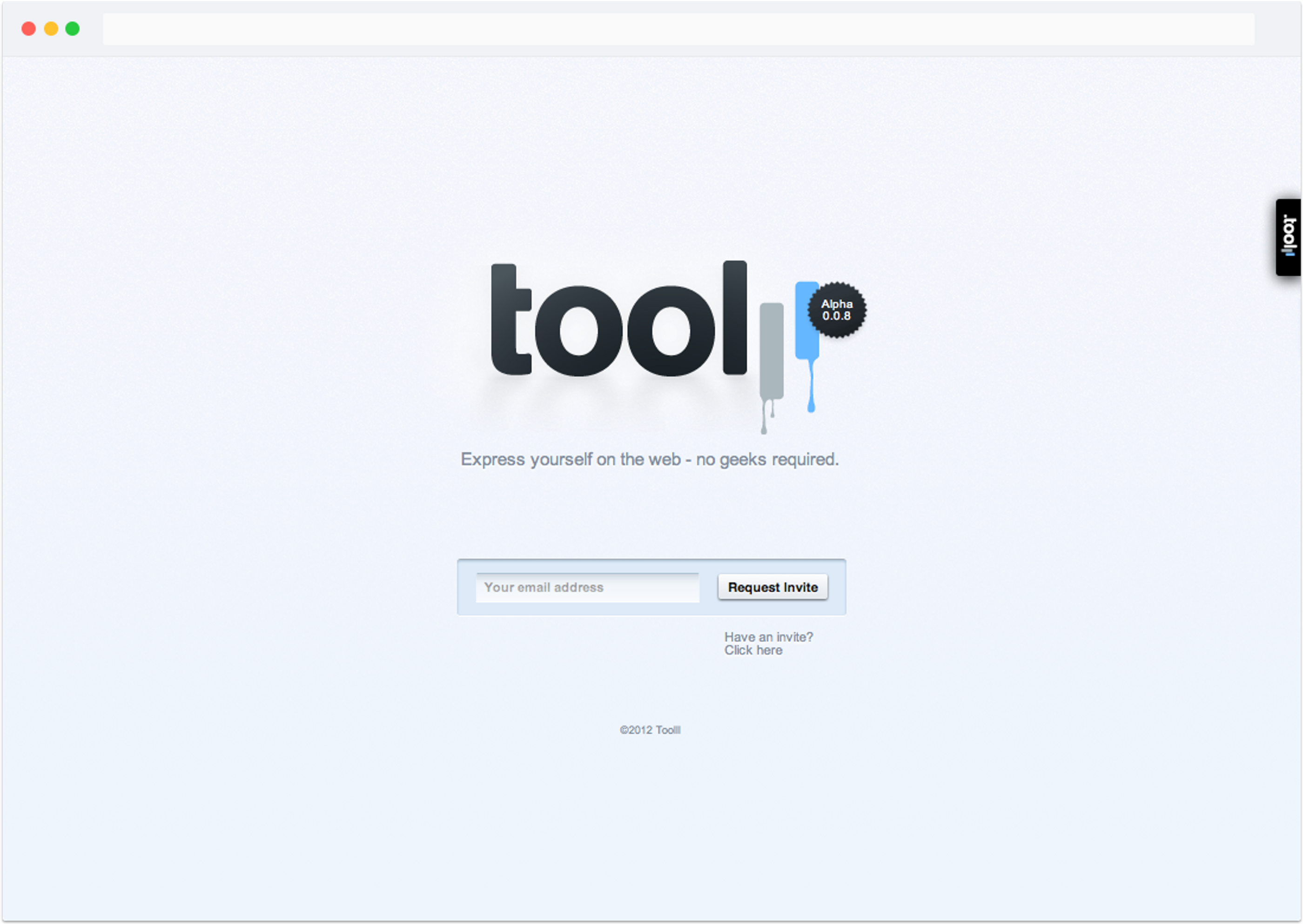 Digital product design and development for “Toolll”
