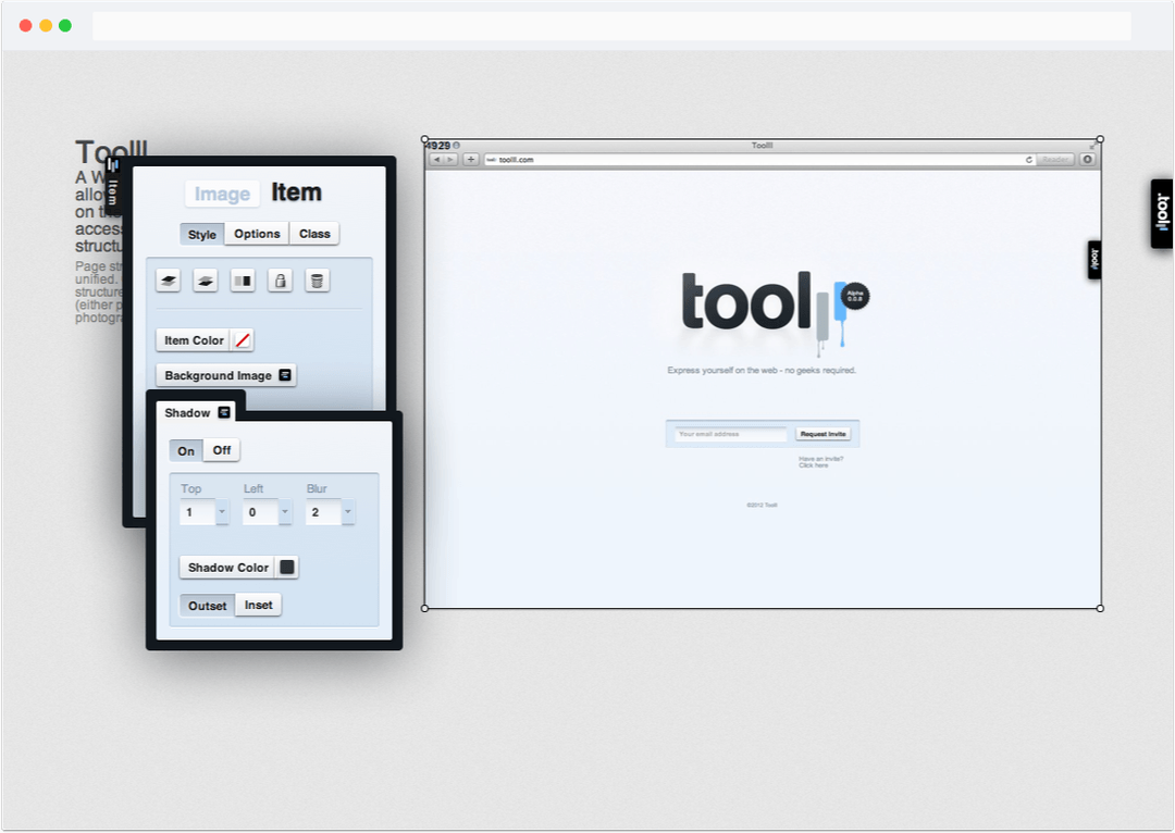 Digital product design and development for “Toolll”