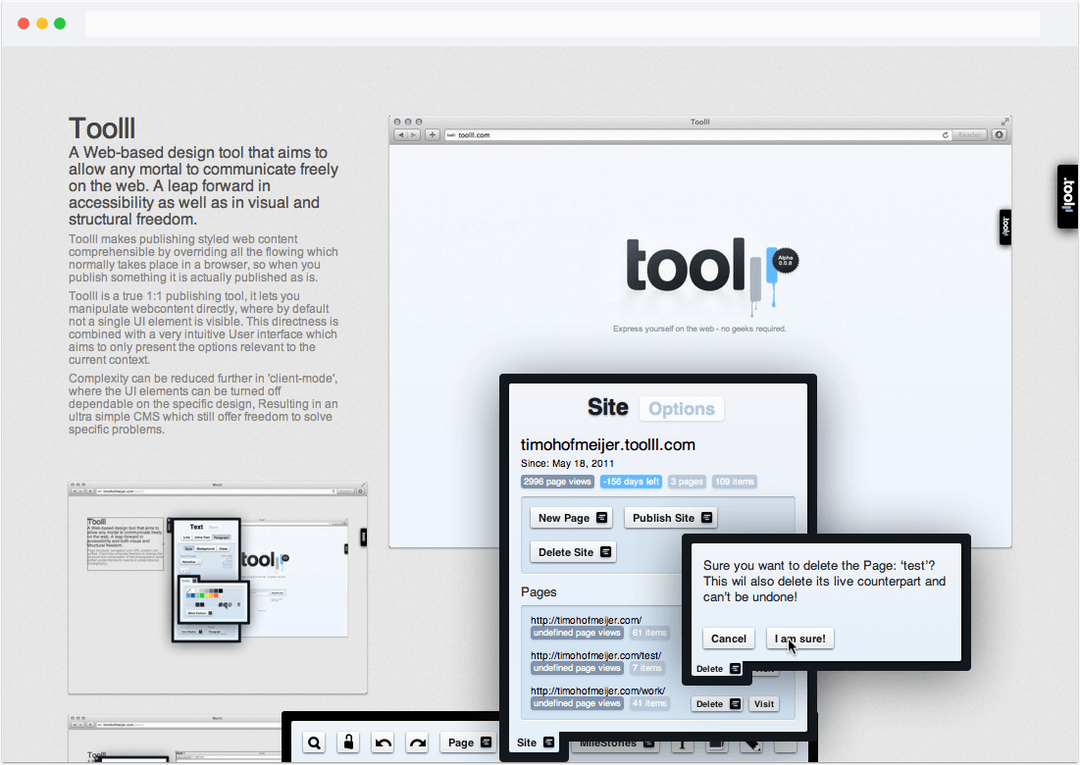 Digital product design and development for “Toolll”