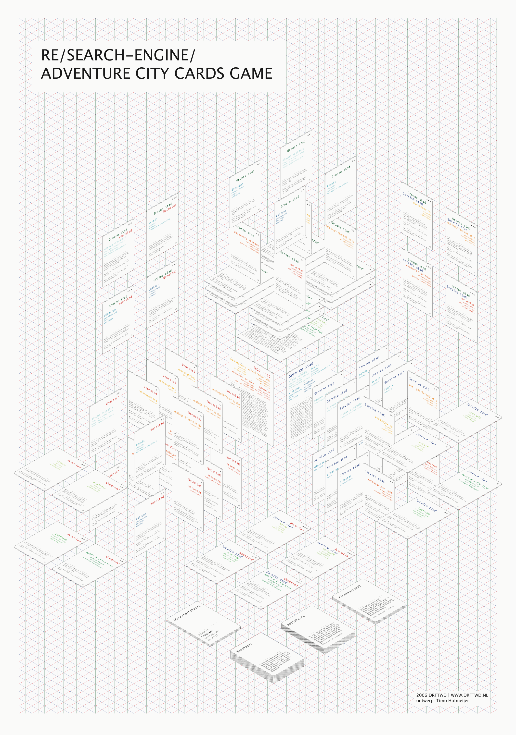 Graphic design for DRFTWD, studio for architecture and urban development