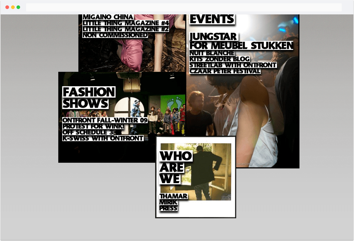 Design and development for “MRKMLN” website (Former night mayor of Amsterdam)